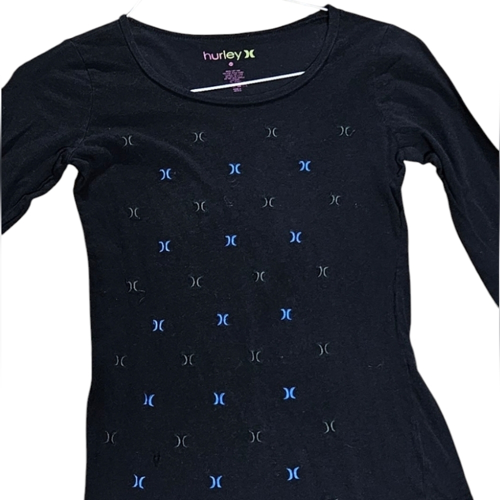 Womens Hurley Long-Sleeve Tees, XS